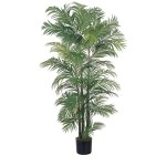 Nearly Natural 5002 Areca Decorative Silk Palm Tree, 6-Feet, Green