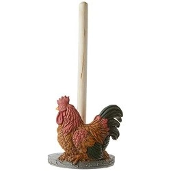 Koehler 12553 12 Inch Country Rooster Paper Towel Holder