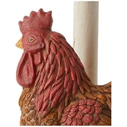 Koehler 12553 12 Inch Country Rooster Paper Towel Holder