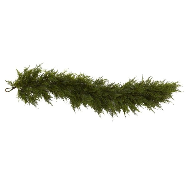 Nearly Natural Cedar Garland, 60-Inch, Green