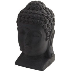 Nearly Natural 4983 Indooroutdoor Buddha Head, Black,115 X 12 X 185