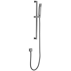 Alfi Brand Ab7606 Sliding Rail Hand Held Shower Head Set With Hose, Brushed Nickel