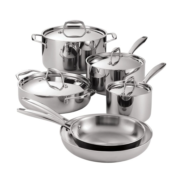 Tramontina 10-Piece Cookware Set Stainless Steel, 80116/248Ds