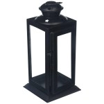 Zingz And Thingz Starlight Candle Lantern In Black