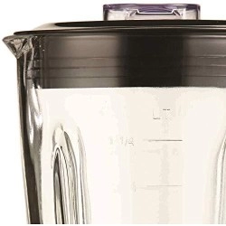 Brentwood Blender With Glass Jar, 12-Speed + Pulse, Red