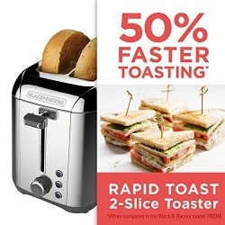 Black+Decker Tr3500Sd Bread Toaster, Stainless Steel