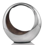 Modern Day Accents Bronze Anillo 2-Tone Decorative, Small, Aluminum, Tabletop, Accents, D