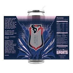 Nfl Houston Texans 16Oz Double Wall Stainless Steel Thermocan