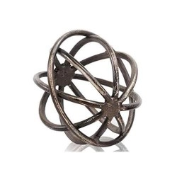 Modern Day Accents4401Giro Lrg Sphere/Bronzegiro Large Sphere, Aluminum, Bronze, Filler, Tabletop, Home, Office, Abstract, Living Room, Transitional, Accents, 8