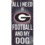 Fan Creations C0640 University Of Georgia Football And My Dog Sign