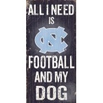 Fan Creations Dog Sign University Of North Carolina Football, Multicolored