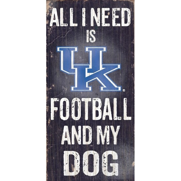 Fan Creations Dog Sign University Of Kentucky Football, Multicolored