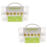 Snapware Snap N Stack 2-Layer Food Storage With Egg Holder Trays - 2 Pack