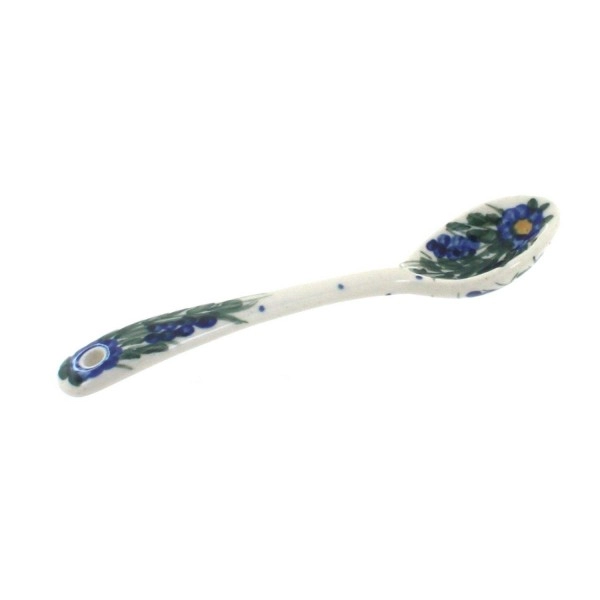 Blue Rose Polish Pottery Royal Vine Sugar Spoon