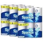 Sparkle Paper Towels, 3 Count (Pack Of 6)