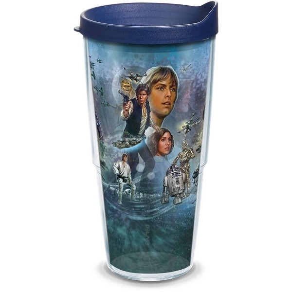 Tervis Disney Star Wars Celebration Made In Usa Double Walled Insulated Tumbler Travel Cup Keeps Drinks Cold & Hot, 24Oz, Classic