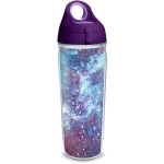 Tervis Purple Galaxy Made In Usa Double Walled Insulated Tumbler Travel Cup Keeps Drinks Cold & Hot, 24Oz Water Bottle, Classic