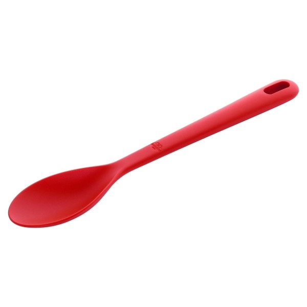 Ballarini Rosso Silicone Serving Spoon, Made In Italy,Red