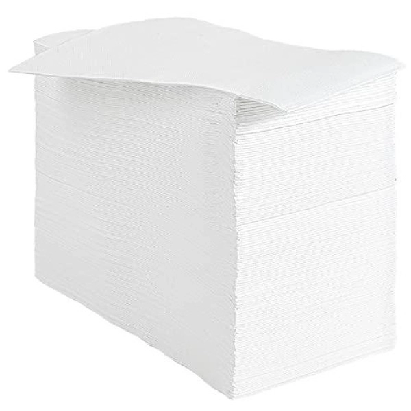 200 Pack Vplus Premium Quality Guest Towels Disposable Dinner Napkins Soft, Absorbent, Party Napkins For Wedding Reception,Parties, Dinners Or Catering Events,And Everyday Use (White, 200)