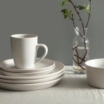 Stone Lain Albie 32-Piece Dinnerware Set Stoneware, White Speckled