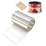 Gutsdoor Cake Collars 3.1 X 394Inch, Acetate Rolls, Clear Cake Mousse Strips, Transparent Cake Rolls, Cake Acetate Sheets For Chocolate Mousse Baking Cake Decorating