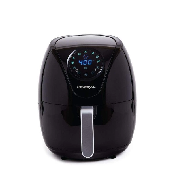 Powerxl Air Fryer 7 Qt Maxx Classic, Extra Hot Air Fry, Cook, Crisp, Broil, Roast, Bake, High Gloss Finish, Black (7 Quart) (Hf-196Dt)