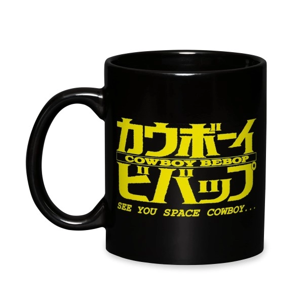 Cowboy Bebop Heat Reactive Ceramic Coffee Mug Anime Spike Spiegel?See You Cowboy Color Changing Coffee Mug Black 14Oz