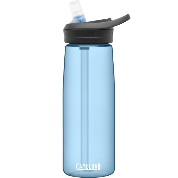 Camelbak Eddy+ Water Bottle With Tritan Renew - Straw Top 25Oz, True Blue