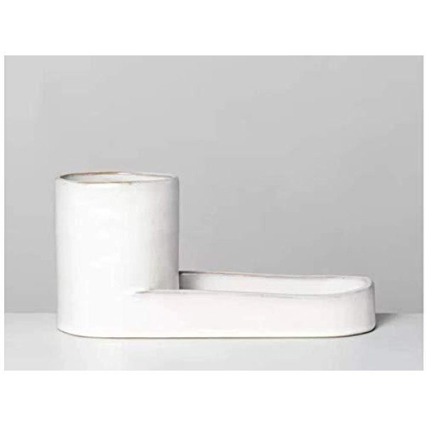 Heath & Hand Stoneware Kitchen Sink Caddy - Sour Cream