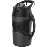 Under Armour Playmaker Sport Jug, Water Bottle With Handle, Foam Insulated & Leak Resistant, 64Oz, Jet Grey