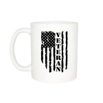 Rogue River Tactical Tattered Usa Flag Veteran Coffee Mug Military Vet Novelty Cup Great Gift Idea For Military Veteran